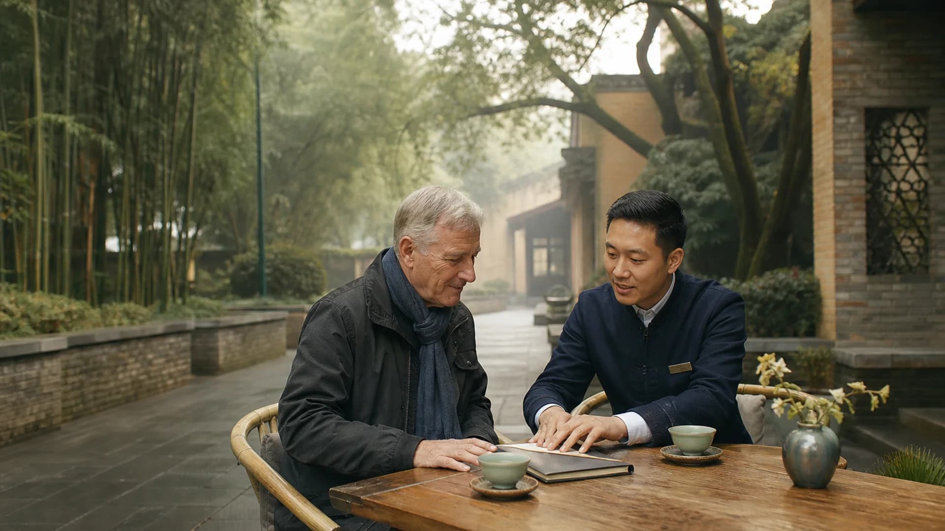 Scene illustration: Chengdu Wellness and Cultural Recovery
